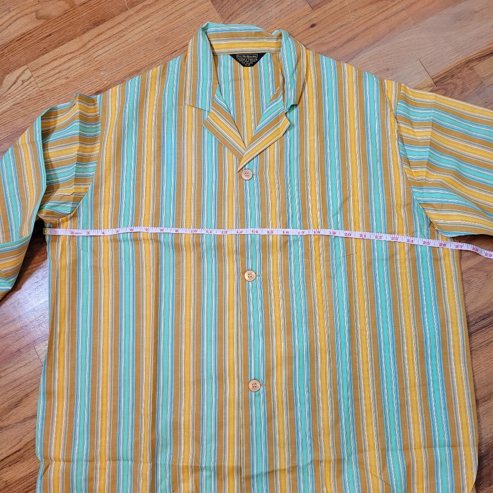 Vintage NWOT Sears Perma Prest Mens Stripped Pajamas Size XL - Picture 11 of 16